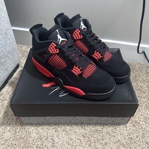 Jordan 4 Red Thunder - Size 9.5